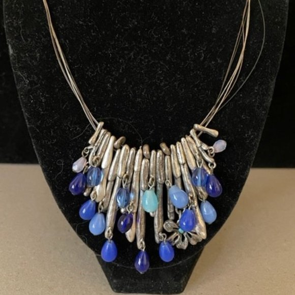 Chicos Gorgeous Fetish Style Necklace base metal with Glass Beads - Picture 2 of 8